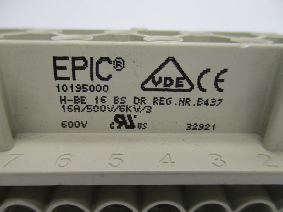 EPIC 1019500 H-BE 16SSDR 500V 16A NSNP