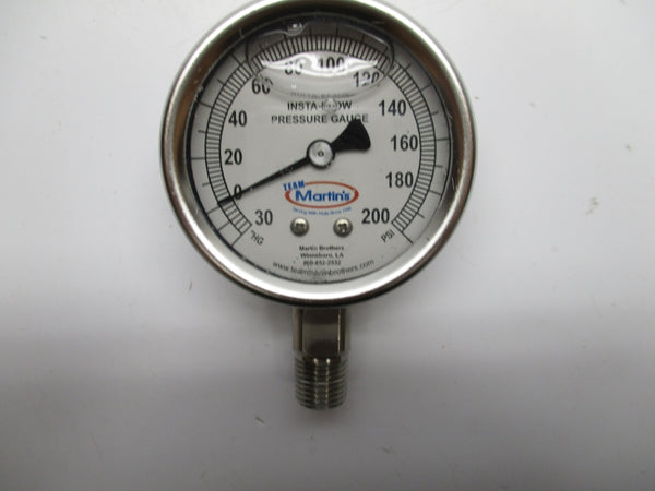 CHICAGO STAINLESS EQUIPMENT 2N-Q-1/4NPT-GF-BT 30-200PSI NSMP