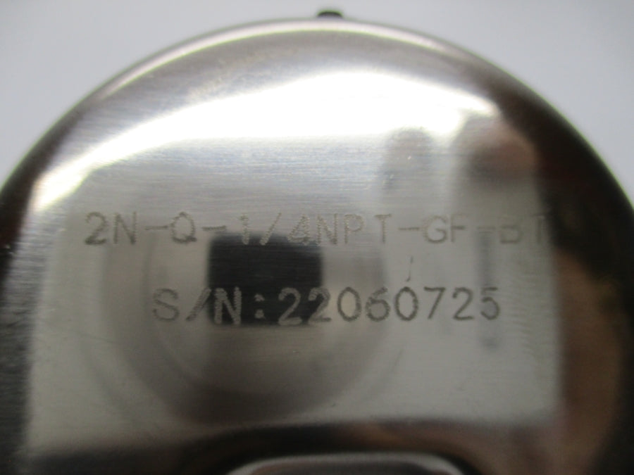 CHICAGO STAINLESS EQUIPMENT 2N-Q-1/4NPT-GF-BT 30-200PSI NSMP
