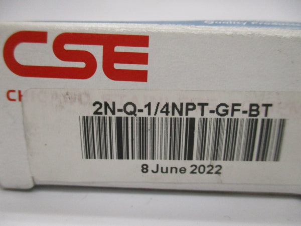 CHICAGO STAINLESS EQUIPMENT 2N-Q-1/4NPT-GF-BT 30-200PSI NSMP