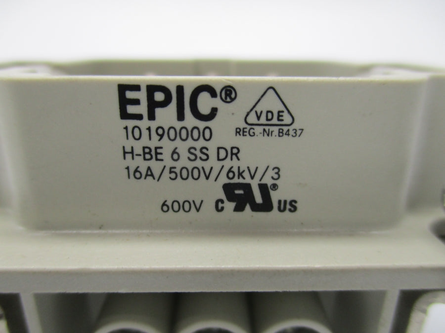 EPIC 10190000 H-BE6SSDR 500V 16A NSNP
