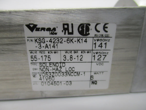 VERSA KSG-4232-6K-K14-3-A141 141-127V 55-175PSI NSMP