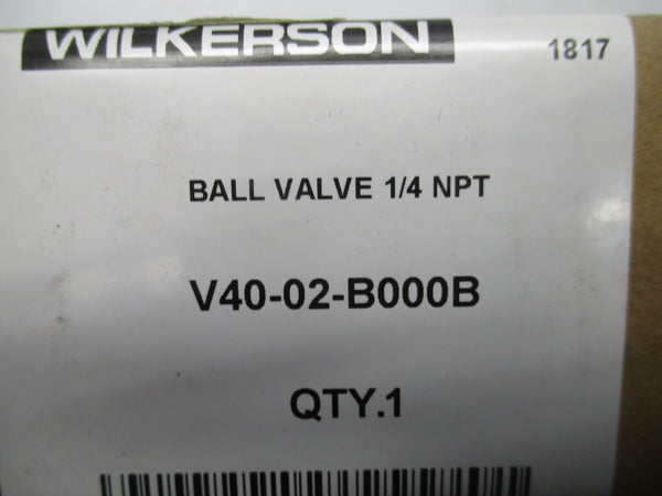 WILKERSON V40-02-B000B 250PSI 1/4" NSMP