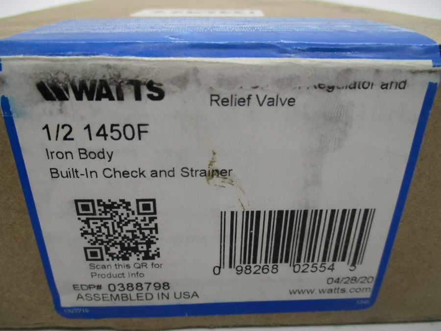 WATTS 1450F 1/2" NSFS