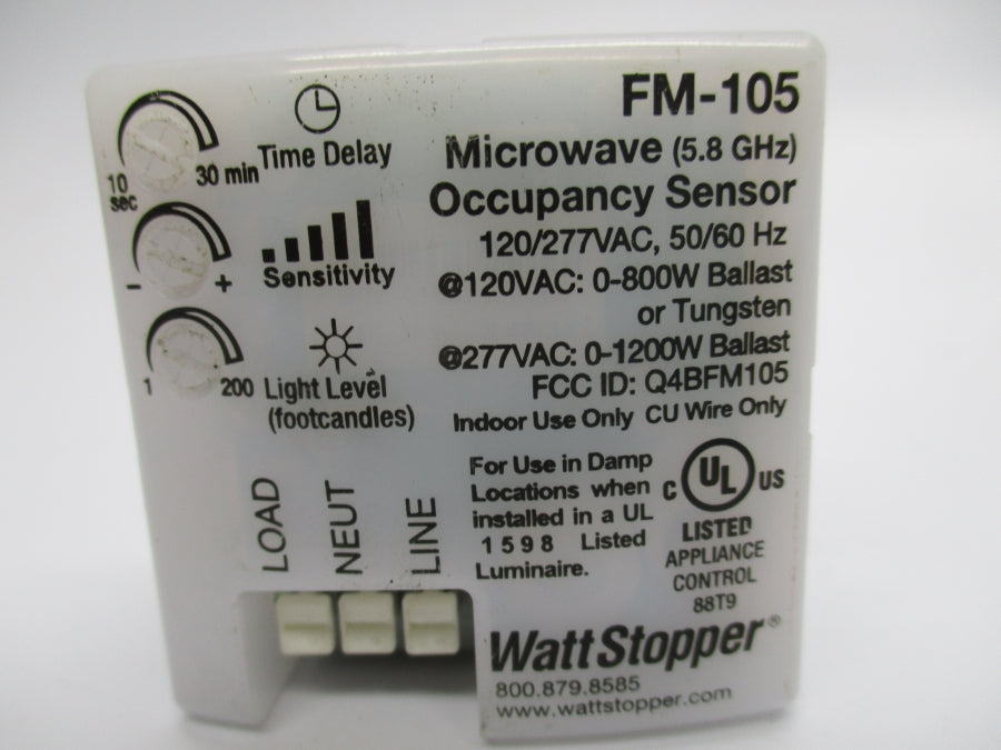 WATTSTOPPER FM-105 120/277VAC (AS PICTURED) NSNP