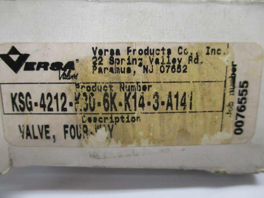 VERSA KSG-4212-K30-6K-K14-3-A141 127/141VAC 55-175PSI  NSMP