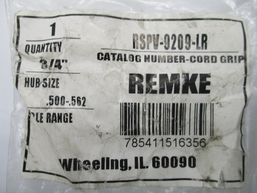 REMKE RSPV-9209-LR 3/4" NSNP