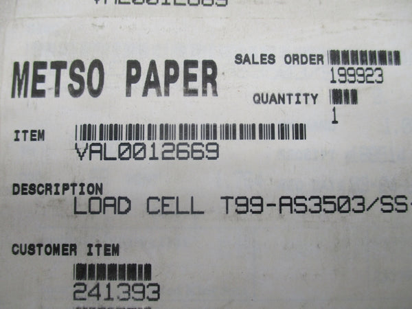 SHERBORNE SENSORS T99-AS3503/SS NSMP