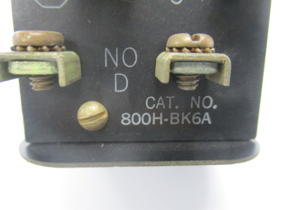 ALLEN BRADLEY 800H-BK6A 600VAC (RED) NSNP