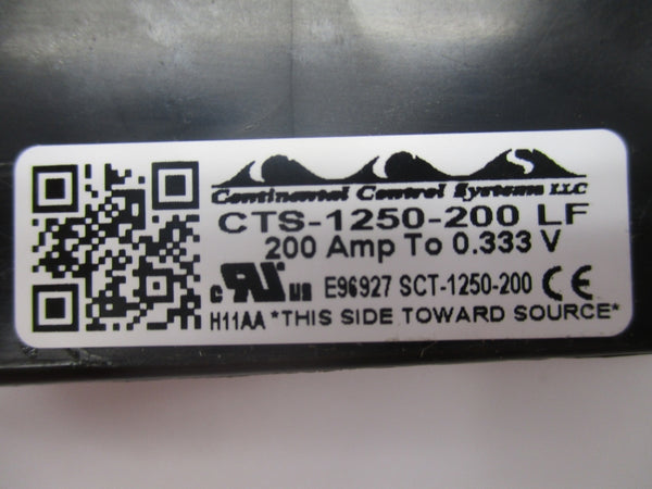 CONTINENTAL CONTROLS INC CTS-1250-200-LF 200A NSNP