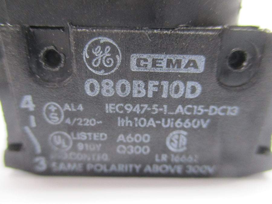 GENERAL ELECTRIC 080BF10D 660V 10A NSNP