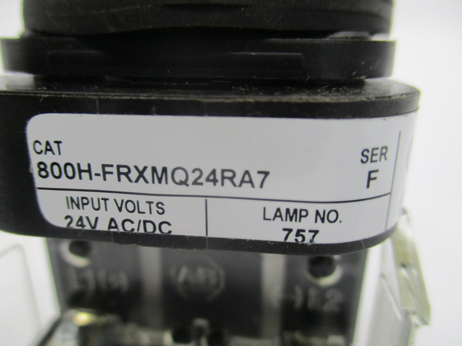 ALLEN BRADLEY 800H-FRXMQ24RA7 SER. F 24VAC/DC NSNP