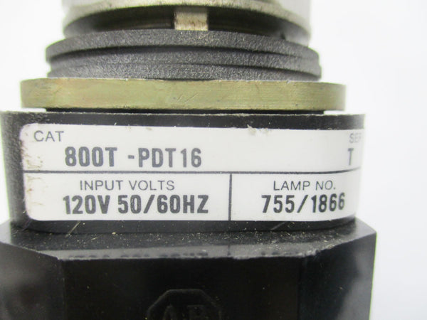ALLEN BRADLEY 800T-PDT16R SER. T 120V NSNP