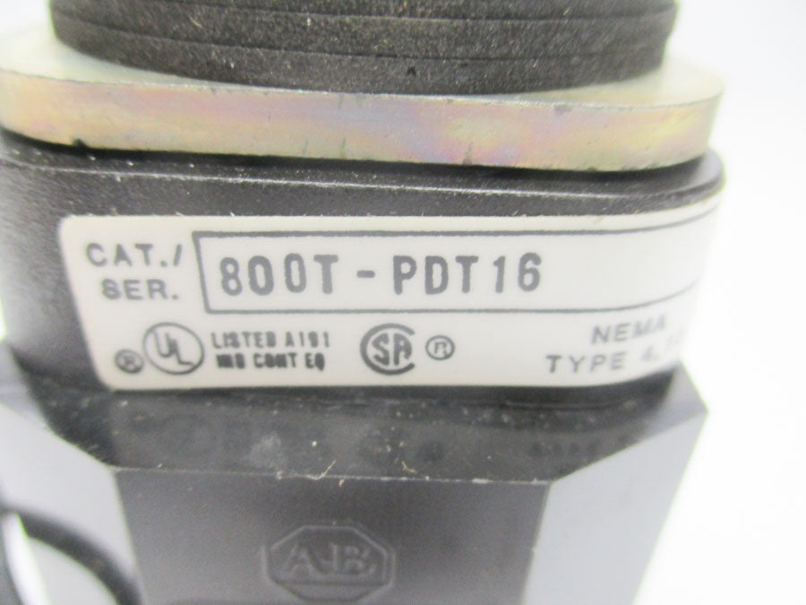 ALLEN BRADLEY 800T-PDT16 SER. T 120V NSNP