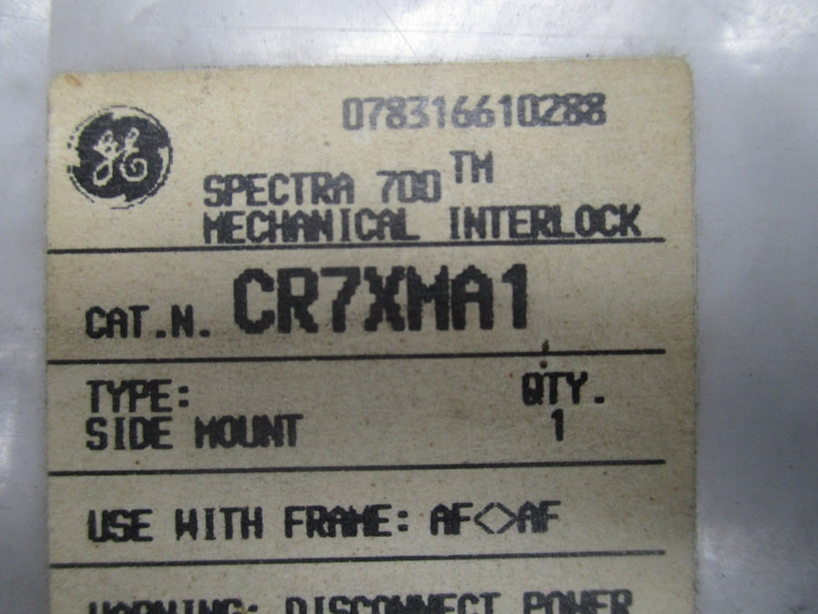 GENERAL ELECTRIC CR7XMA1 NSMP