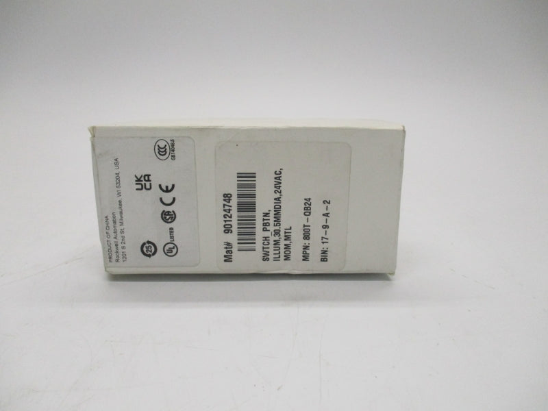 ALLEN BRADLEY 800T-QB24 SER.T 24VAC/DC (WH) NSFS