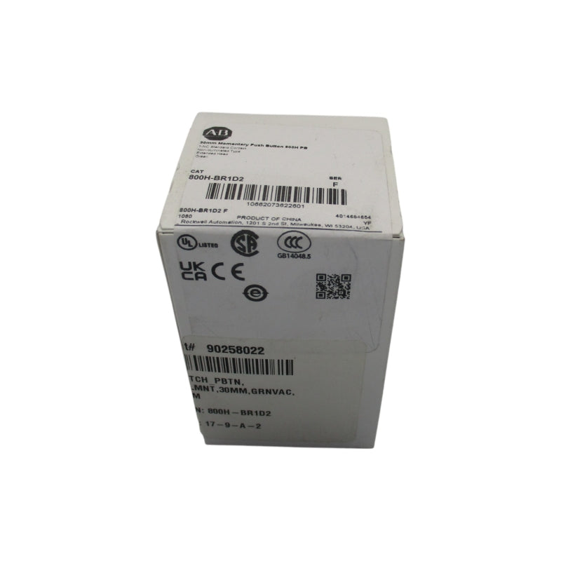 ALLEN BRADLEY 800H-BR1D2 SER.F  (WH) NSFS