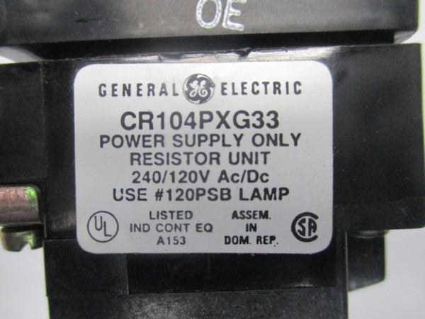GENERAL ELECTRIC CR104PXG33 240/120VAC/DC NSNP
