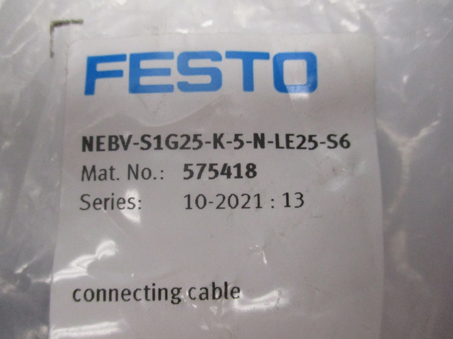 FESTO NEBV-S1G25-K-5-N-LE25-S6 575418 NSMP