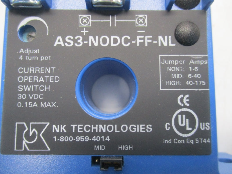 NK TECHNOLOGIES AS3-NODC-FF-NL 0.15A 30VDC NSMP