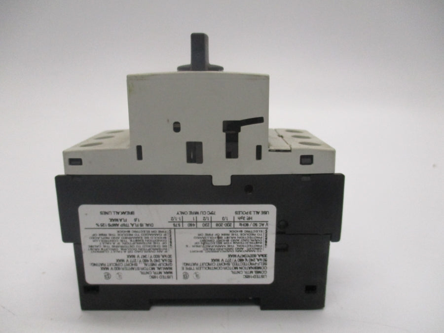 SIEMENS 3RV1021-1AA10 690V 1.1-1.6A NSNP