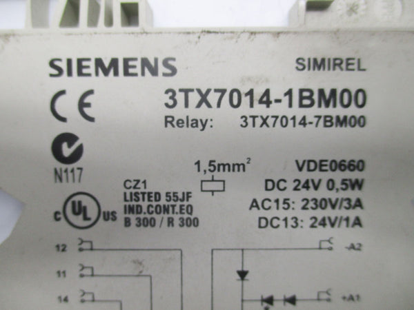 SIEMENS 3TX7014-1BM00 24VDC UNMP
