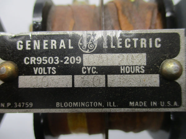 GENERAL ELECTRIC CR9503-209CAB202 110V NSNP