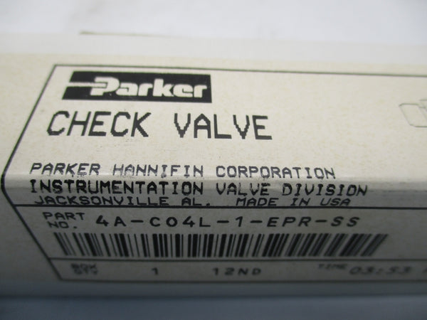 PARKER 4A-C04L-1-EPR-SS NSMP