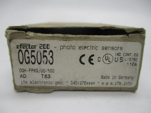 IFM EFFECTOR OGH-FPKG/US-100 0G5053 10-30VDC NSMP