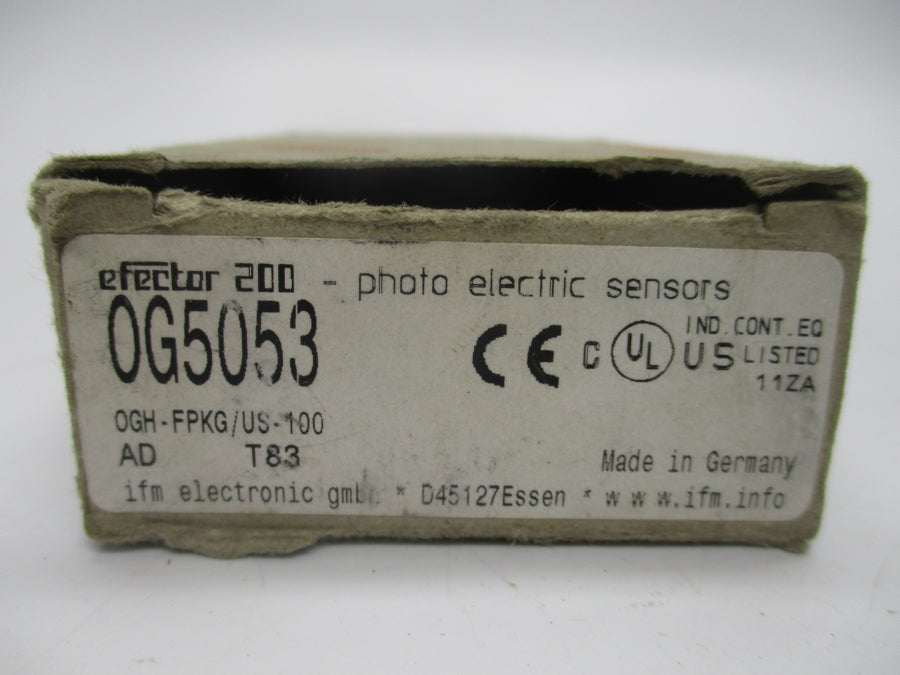 IFM EFFECTOR OGH-FPKG/US-100 0G5053 10-30VDC NSMP