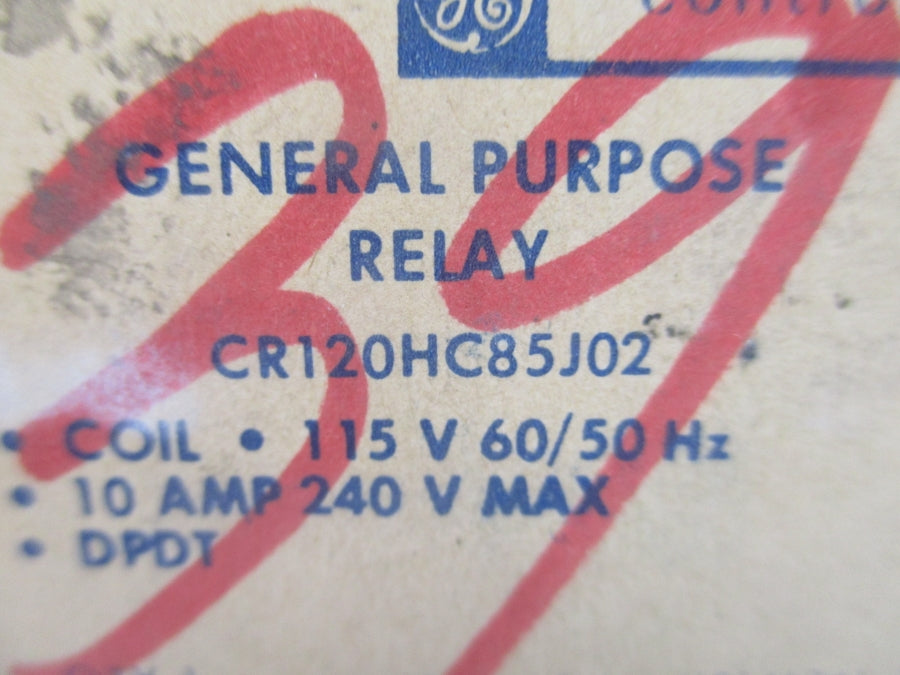 GENERAL ELECTRIC CR120HC85J02 115V 10A NSMP