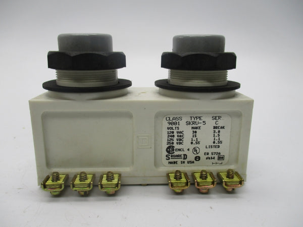 SQUARE D 9001SKRU-5 SER. C 125/250VDC NSMP