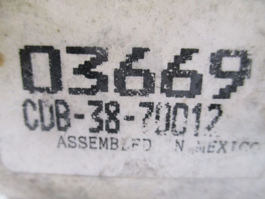 SIEMENS CDB-38-70012 240VAC 10A 0.6-60S NSMP