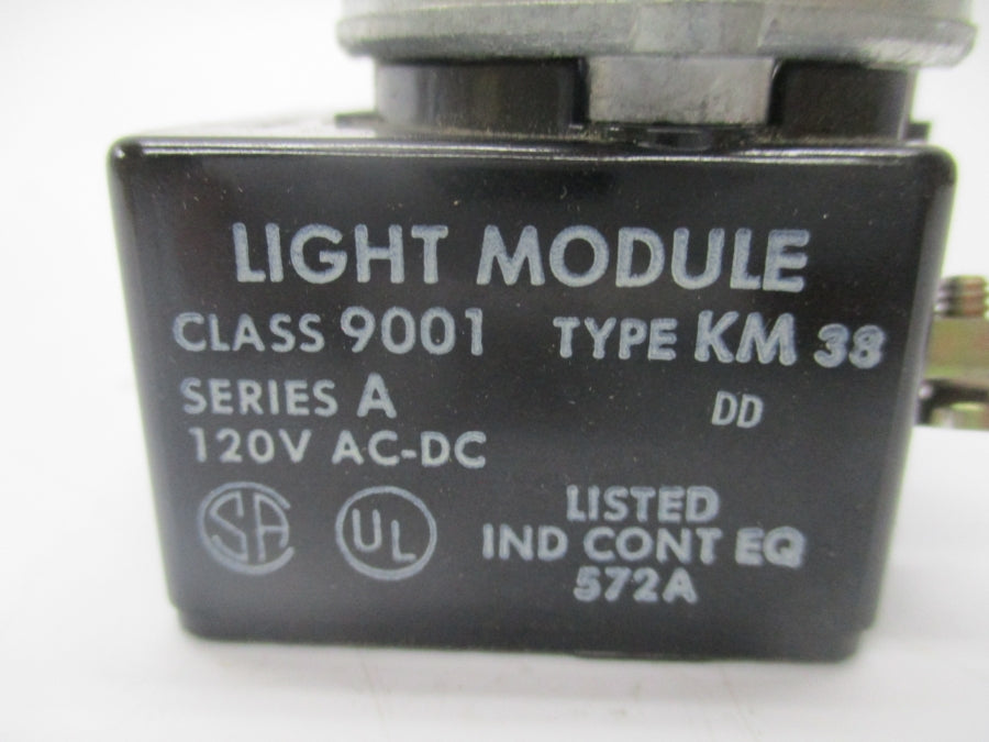 SQUARE D 9001KM-38 SER. A 120VAC/DC NSMP