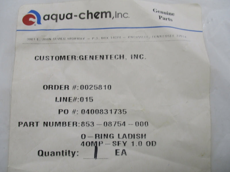 AQUA-CHEM 853-08754-000 NSMP