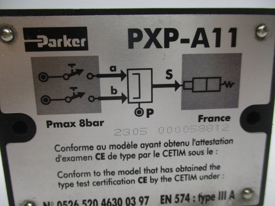 PARKER PXP-A11 UNMP
