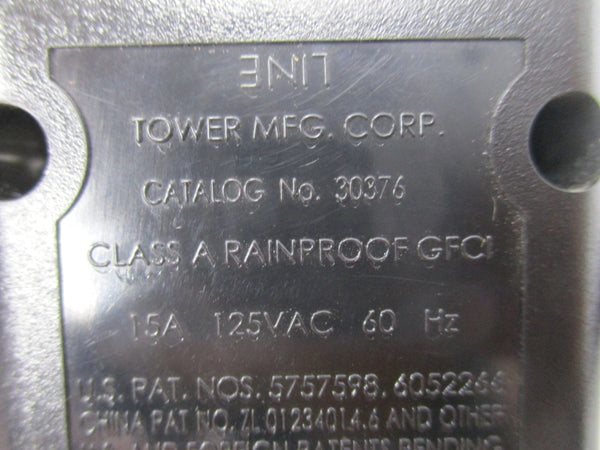 TOWER MFG 30376 125VAC 15A NSNP