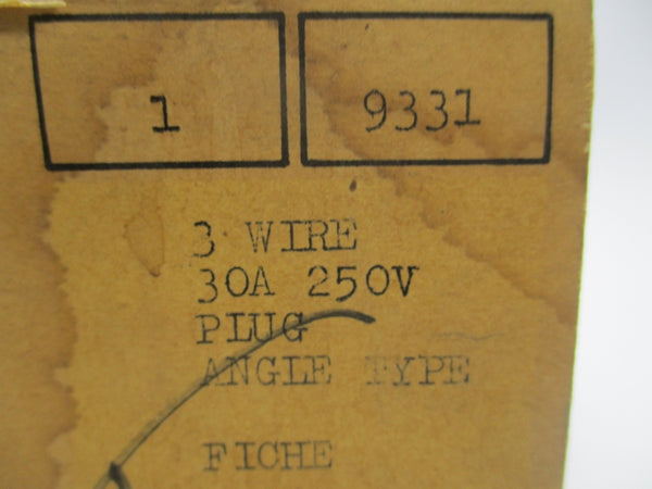 HUBBELL 9331 250V 30A NSMP