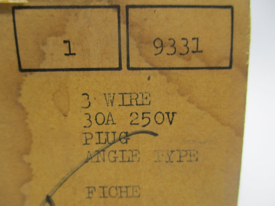 HUBBELL 9331 250V 30A NSMP