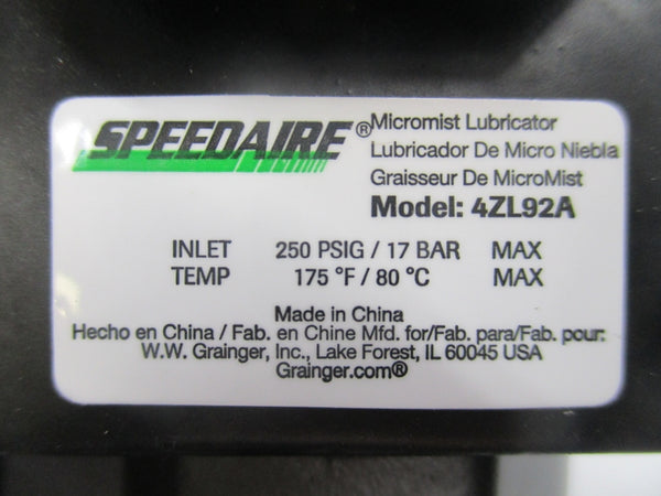 SPEEDAIRE 4ZL92A 250PSI NSNP