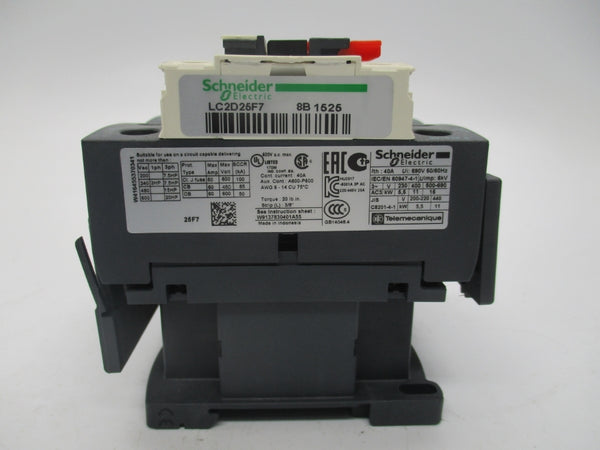 SCHNEIDER ELECTRIC LC2D25F7 110V 25A NSMP