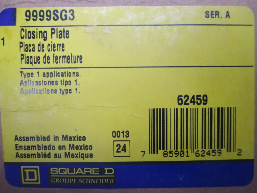 SQUARE D 9999SG3 SER. A NSMP