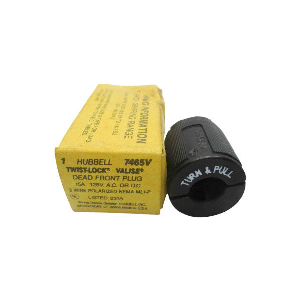 HUBBELL 7465V 125VAC/DC 15A NSMP