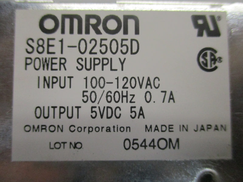 OMRON S8E1-02505D 100-120VAC 5VDC 5A NSMP