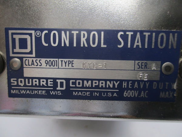 SQUARE D 9001KYC-1 SER. A 600VAC NSMP