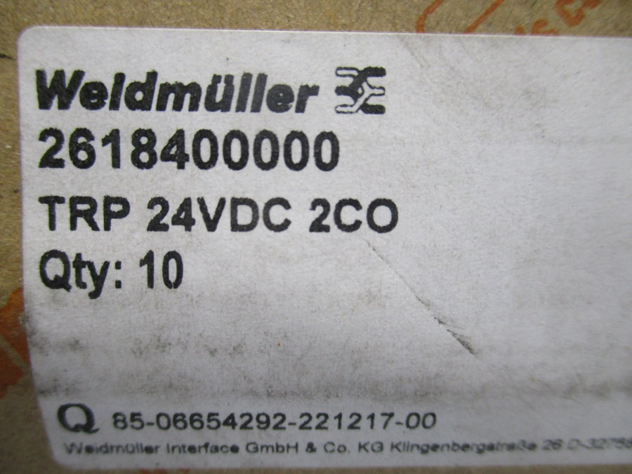 WELDMULLER 2618400000 24VDC (PKG OF 10) NSMP