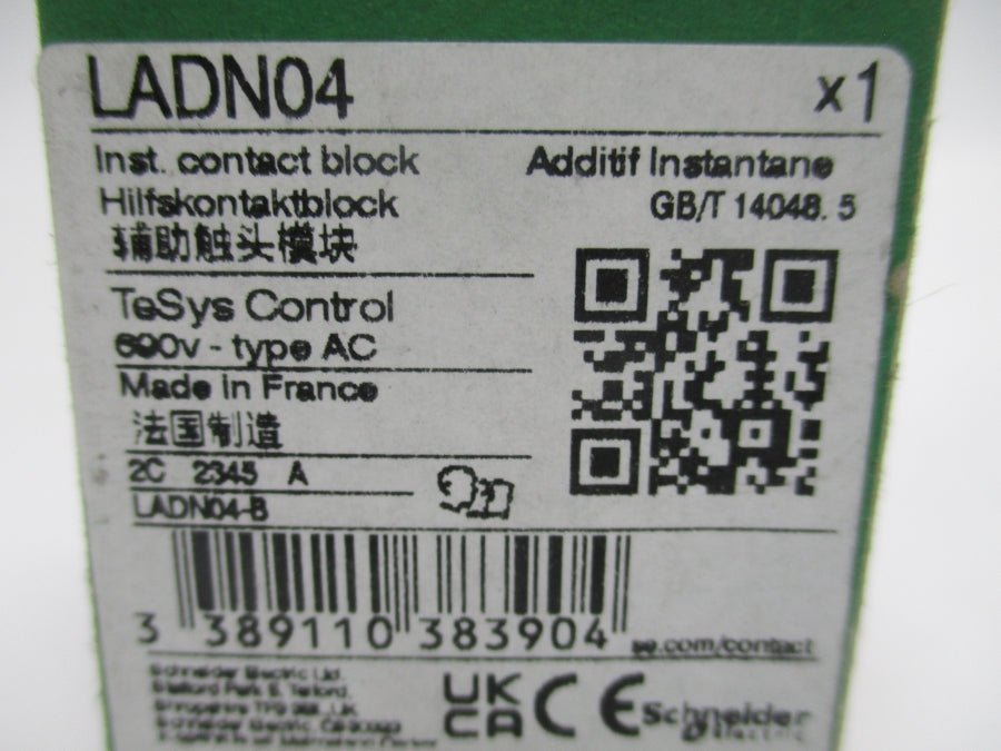 SCHNEIDER ELECTRIC LADN04 690V 10A (GREEN) NSMP