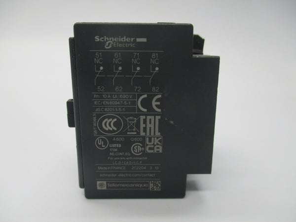 SCHNEIDER ELECTRIC LADN04 690V 10A (GREEN) NSNP