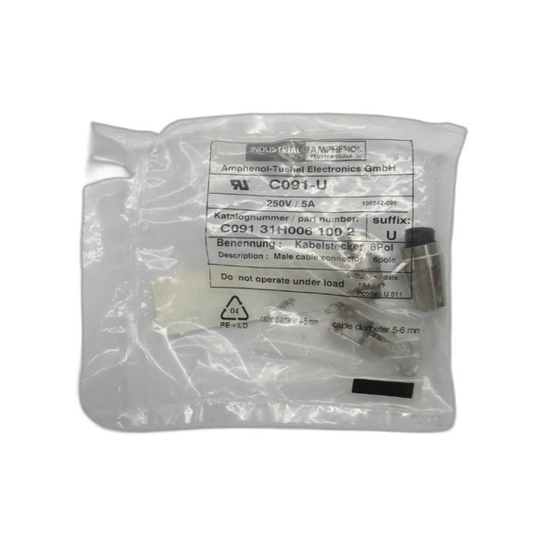 AMPHENOL C09131H0061002 C091-U 250V 5A NSMP