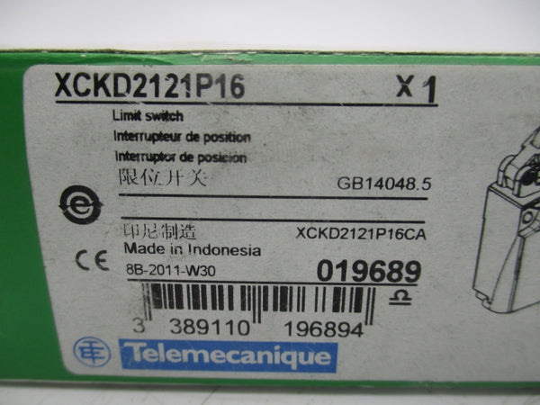 TELEMECANIQUE XCKD2121P16 240V 10A NSMP